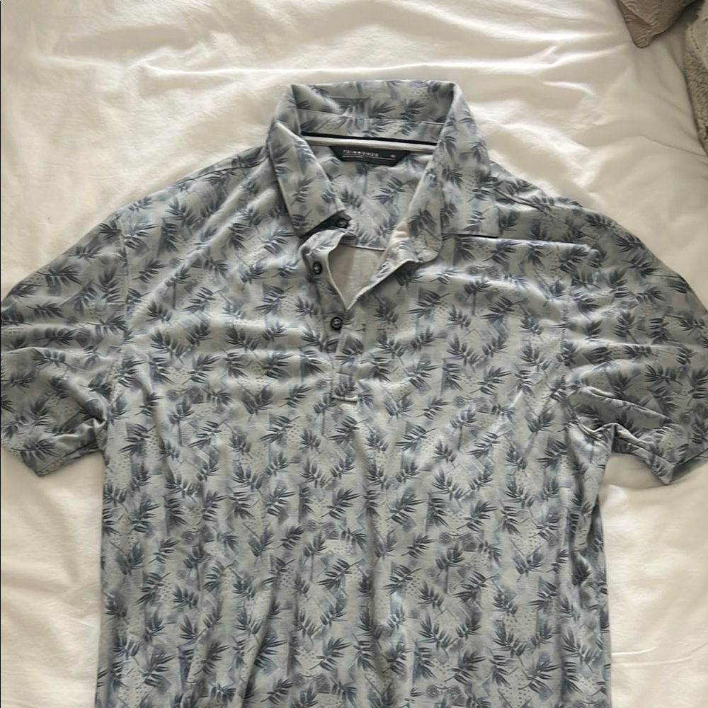 7 Diamonds Gray Polo Shirt Casual Style